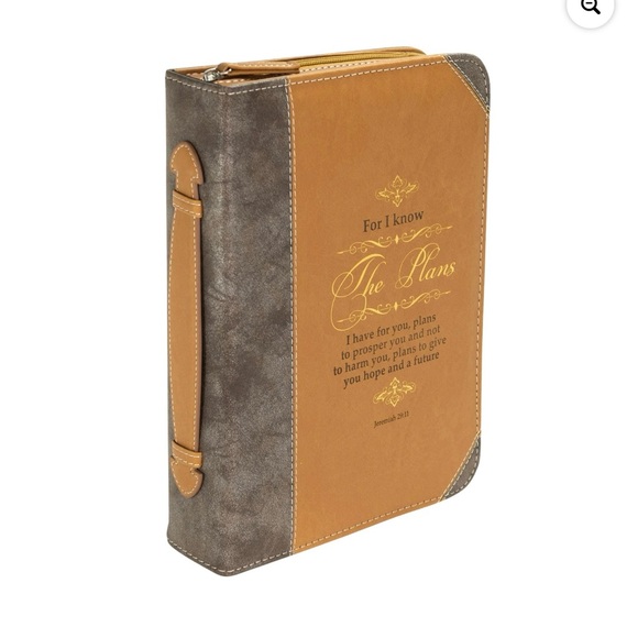 Divinity Boutique/X-Large Faux Leather Bible Cover/11"L x 8"W - Picture 14 of 16